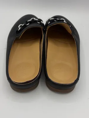 Dansko Leora Nappa black leather slip on mule women’s 40/10 chic mature comfort thumbnail 3
