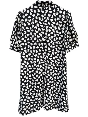 NWT Ann Taylor Heart Puff Sleeve Shift Dress Size Small thumbnail 9
