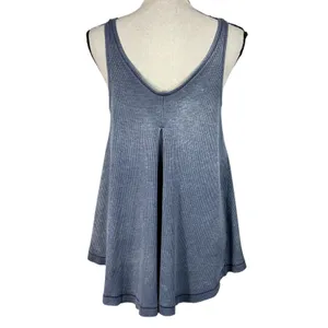 We The Free People Small Kitten Thermal Swing Tank Top Scoop Stretch Waffle thumbnail 4