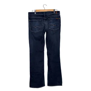 7 For All‎ Mankind Bootcut Jeans Women 31 Dark Wash Excellent Made in USA thumbnail 2
