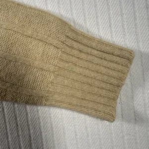 Vintage Tami Women’s Small Yellow Rib Knit Quarter Zip Mock Neck Sweater thumbnail 10