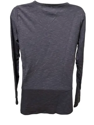 Toad&Co Marley ll Long Sleeve Slub Tee Sz S Heather Gray V Neck Organic Cotton thumbnail 5