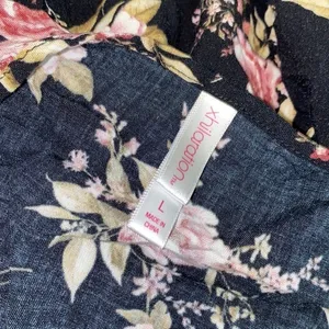5/$30 🎈 Xhilaration large floral‎ long sleeved dress thumbnail 8