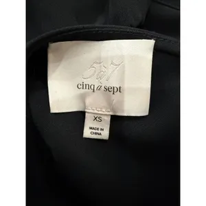 Cinq a Sept Black Jumpsuit Cargo Pocket XS Minimalist Casual thumbnail 11