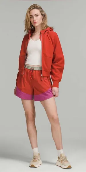 Lululemon Evergreen High-Rise Short 4.5" Pink Punch / Pink Lychee / Raw Linen thumbnail 1