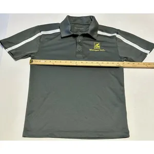 Port Authority Michigan Tech Huskies Women’s XS Performance Polo Shirt Gray VGC MTU thumbnail 10
