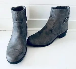 Anne Klein Sport Lanette Bootie Boots Motorcycle Ankle 9.5 M‎ Women’s thumbnail 1