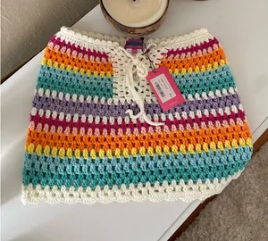 Edikted crochet multicolored skirt  thumbnail 1