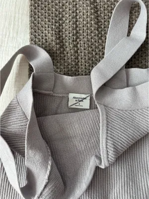 Abercrombie Knit Sweetheart Neckline Tank thumbnail 2