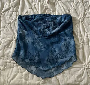 Strapless Top Blue Size M thumbnail 2