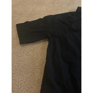 Shirt woman bottons blouse black cute size medium thumbnail 2