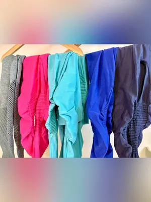 Zenana Outfitters Leggings l/xl -navy, Pink, Teal, teal, Blue & Gray (joylab lg) thumbnail 2