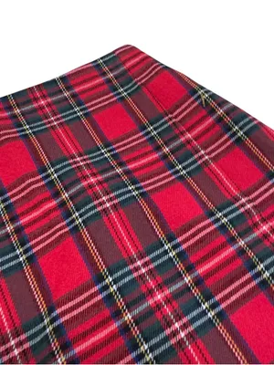 Brandy Melville Red Tartan Plaid Mini Skirt XXS 00 0 Y2K Preppy Coquette Rare thumbnail 8