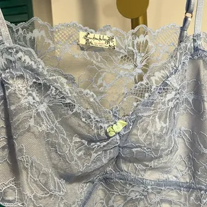 FREE PEOPLE NWT Lacey Essential Cami / Kentucky Blue - M thumbnail 7