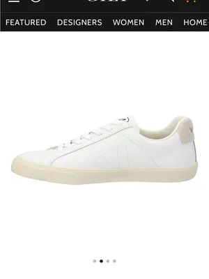 Veja Esplar Leather Sneakers in White thumbnail 2