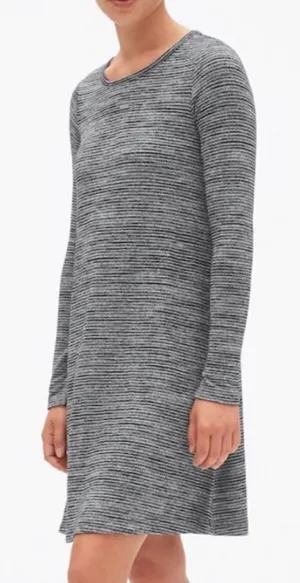 Gap striped long sleeved dress M thumbnail 1