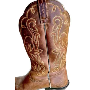 Ariat Legend Leather Western Cowboy Boots 7B Brown Square Toe Russet Rebel thumbnail 9