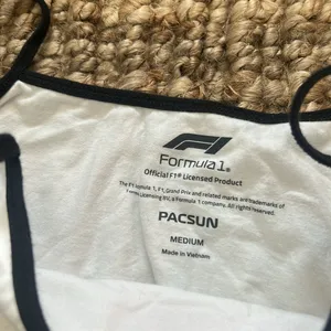 PacSun Formula 1 Racing White Crop Tank Size Medium thumbnail 4