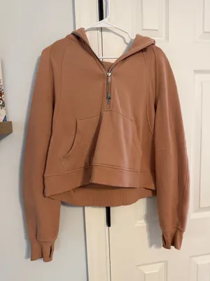 Lululemon Scuba Hoodie Quarter-Zip light Brown thumbnail 1