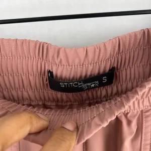 Stitch Star Ankle Pants Womens S Pink‎ Stretch High Rise Tapered Leg Athletic thumbnail 5