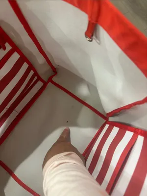Kate Spade Red‎ and white large tote bag thumbnail 7