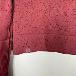 Lululemon EUC Rest Less Cropped 1/2 Zip Dusty Rose thumbnail 11