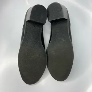 Relativity black‎ heeled booties faux leather size 10 thumbnail 6