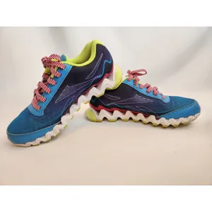 Reebok Zigtech Running Shoes‎ Lace Athletic Neon Sneakers Women Girls Retro SZ 5 thumbnail 9