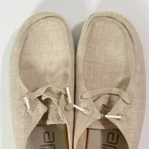 Hey Dude Wendy slip on canvas shoes with embroidery in Dusty Inca size 9 thumbnail 2