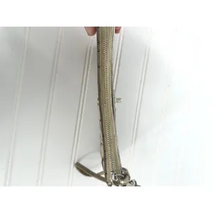 Coach Penelope Zip Wristlet Wallet Turn-Lock Gold Brown Signature Gold Liner Y2K thumbnail 10