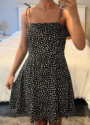 Dry Goods Lola Grace Black And White Polka Dot Dress thumbnail 2