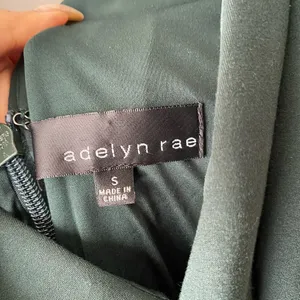 Adelyn Rae Office Siren Academia‎ V-Neck Fit & Flare Dress S Green thumbnail 5