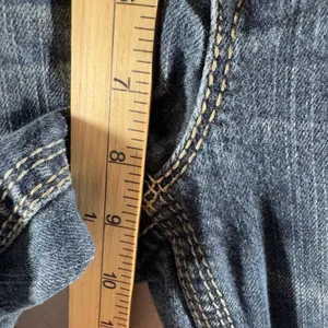 1608 | Miss Me Embroidered Flap Pocket‎ Bootcut Cowgirl Jeans Blue Womens 31 Y2K thumbnail 6