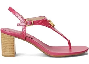 Lauren by‎ Ralph Lauren Women's Westcott Ii Heel Sandal Pump Pink Size 9.5 thumbnail 1