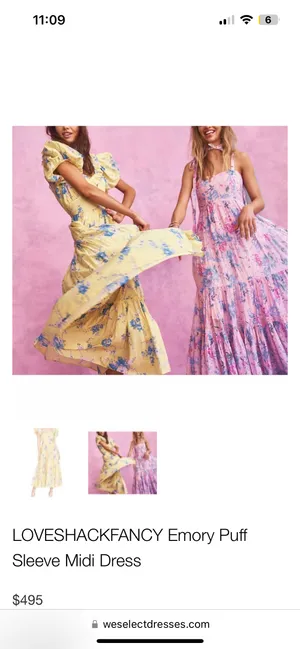 Love Shack Fancy Dress thumbnail 3