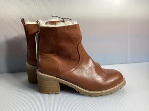 Universal Threads Cognac Faux Fur Ankle Boots - Size 11 thumbnail 4