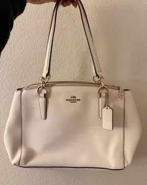 White Coach Christie Carryall in Crossgrain Leather 2017 thumbnail 1