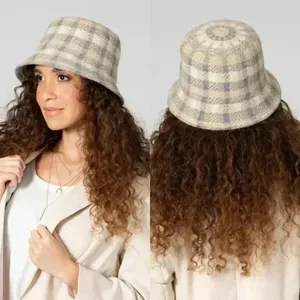 Anthropologie San Diego Hat Company Plaid Bucket Hat NWOT thumbnail 10