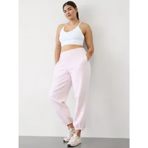 Athleta L Forever Fleece Jogger Shell Pink Large thumbnail 5