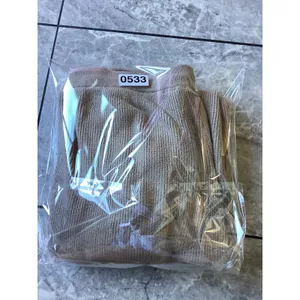FIGS Ribbed Knit Wide Leg Lounge Pants Tan XS W18LW3003 Drawstring Pockets thumbnail 10