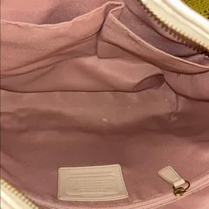 Coach Beige Signature Monogram Coated Canvas Crossbody/ Shoulder Bag thumbnail 9
