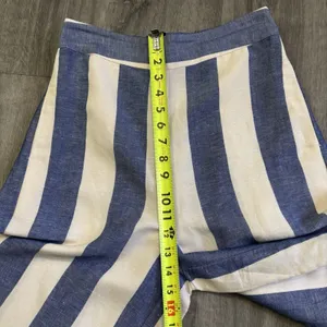 Madewell Huston Pants Capri Crop Women's Small Linen Pull On Crop Wide Leg Beach thumbnail 7