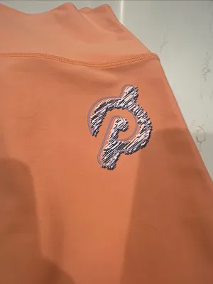 Peloton Orange matching set size large pants and‎ small tank top thumbnail 2