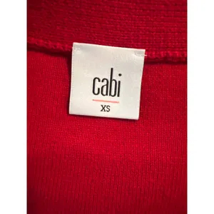 Cabi Catch All Cardigan Red Pink Striped Button Front Sweater XS thumbnail 3