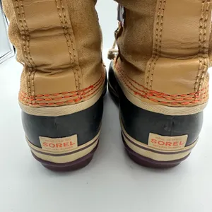 Sorel Joan of Arctic Waterproof Snow Boots Womens Size 6 Suede Faux Fur Mid Calf thumbnail 6