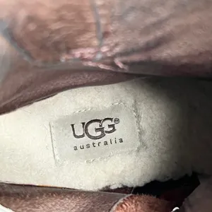 UGG Fabrizia Buckle Biker Boots Ankle Boots 7.5 Dark Brown 1001661 thumbnail 5