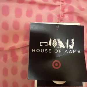 House of Aama Black History Month Sweetheart Neck A-Line Dress - Pink Women's 1X thumbnail 4