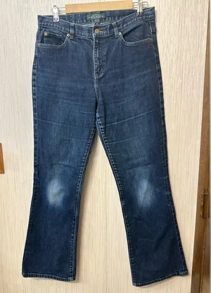 Lauren Ralph Lauren Classic Bootcut Jeans ‎ Dark Wash Womens 10 thumbnail 1