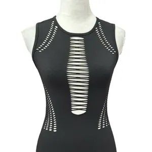 Iets Frans Cutout Bodycon Dress M NWOT Sleeveless Fitted Party Sexy Club Wear thumbnail 3
