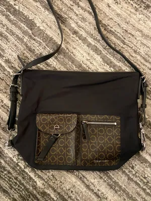 Calvin Klein Black Nylon Crossbody Purse thumbnail 5